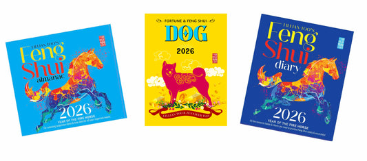 3 BOOKS COMBO - DOG - Lillian Too & Jennifer Too Fortune & Feng Shui, FS Diary, FS Almanac 2026 - PRE-ORDER