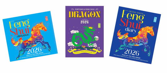 3 BOOKS COMBO - DRAGON - Lillian Too & Jennifer Too Fortune & Feng Shui, FS Diary, FS Almanac 2026 - PRE-ORDER