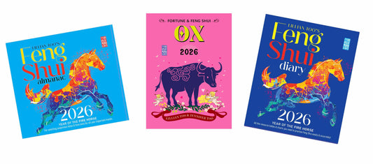3 BOOKS COMBO - OX - Lillian Too & Jennifer Too Fortune & Feng Shui, FS Diary, FS Almanac 2026 - PRE-ORDER