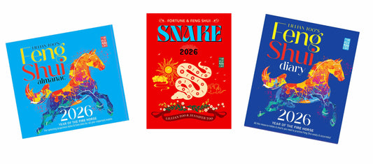 3 BOOKS COMBO - SNAKE - Lillian Too & Jennifer Too Fortune & Feng Shui, FS Diary, FS Almanac 2026 - PRE-ORDER