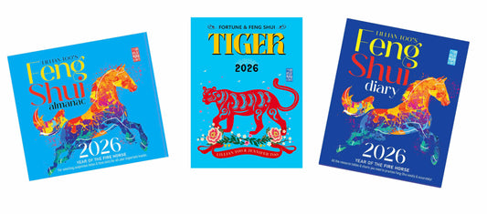 3 BOOKS COMBO - TIGER - Lillian Too & Jennifer Too Fortune & Feng Shui, FS Diary, FS Almanac 2026 - PRE-ORDER