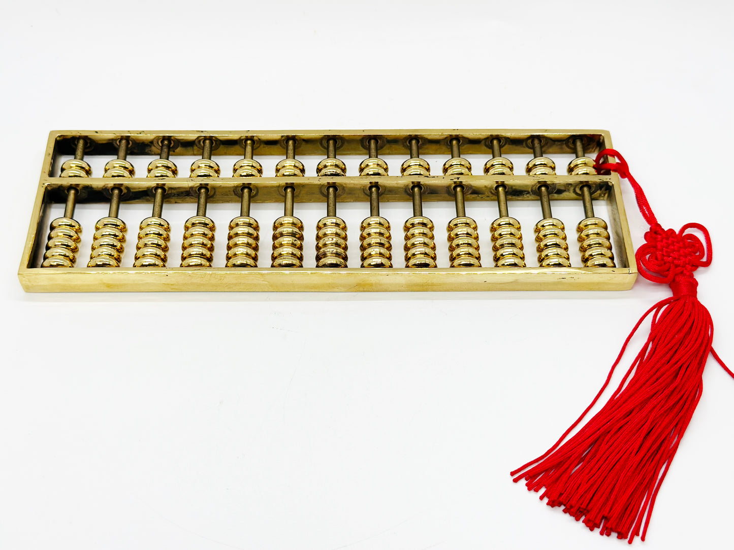 13456 - Abacus with Mystic Knot Tassel - 8 1/2 Inches Length