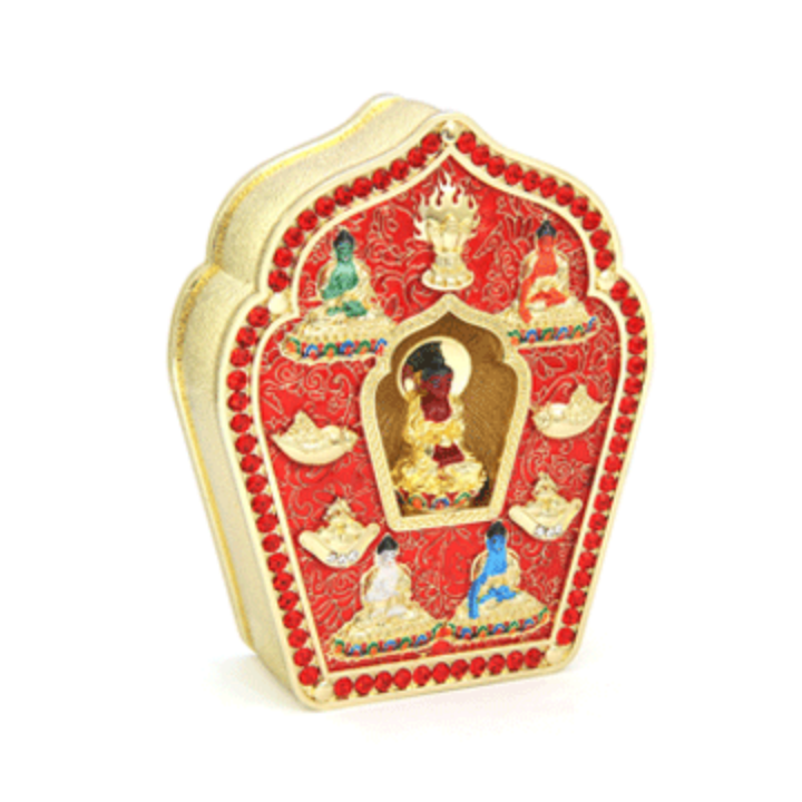 5665 - Amitabha 5 Dhyani Buddhas "Gau" - 4 3/4" Height