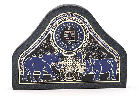 5791 - Anti-Robbery Protection Tablet with Elephant & Rhinoceros (V22)