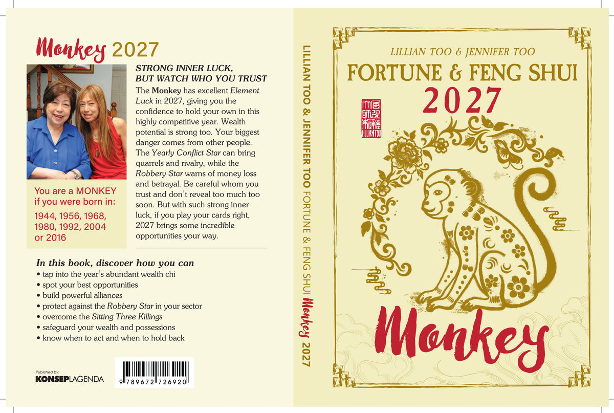 MONKEY - LILLIAN & JENNIFER TOO FENG SHUI & FORTUNE BOOK 2027 - PRE-ORDER