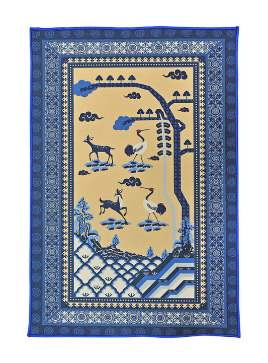 5429 - Crane & Deer Longevity Carpet- 31" x 48" (M)
