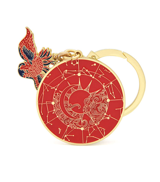 5737 - Crimson Phoenix Lunar Mansions Harmonizing Amulet