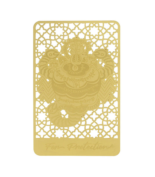 7223 - Dorje Drolo Scorpion Gold Talisman Card