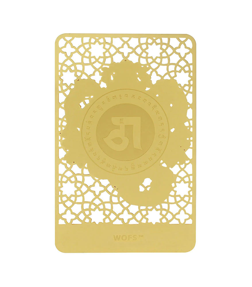 Dorje Drolo Scorpion Gold Talisman Card - 7223