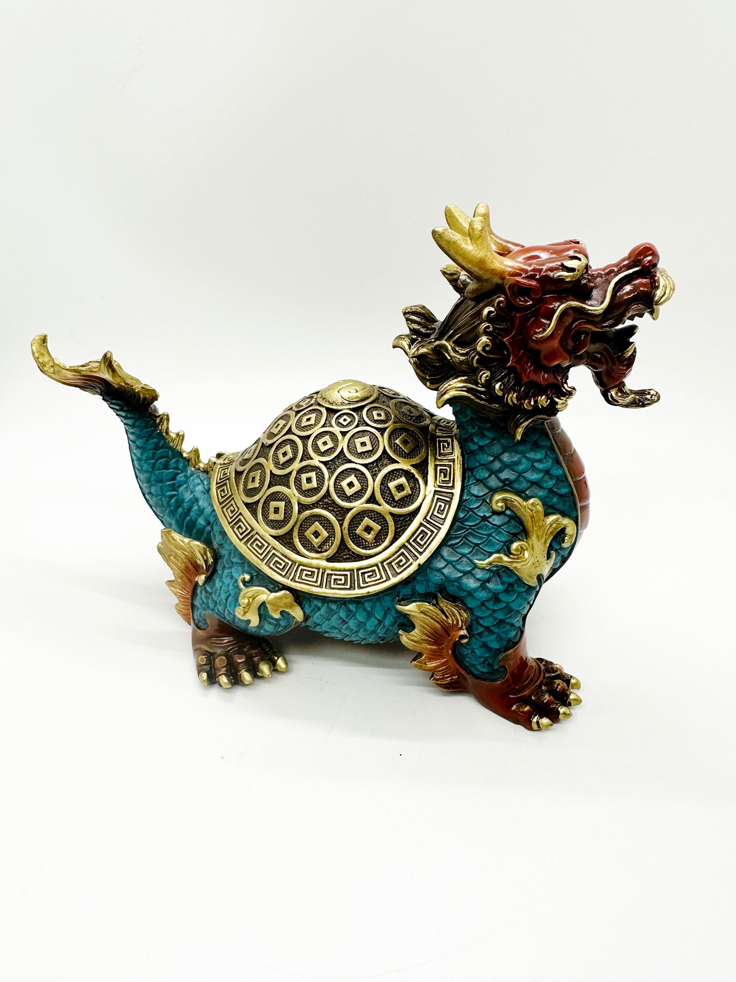 6660 - Dragon Tortoise For Success In Business - 6 Inches Height