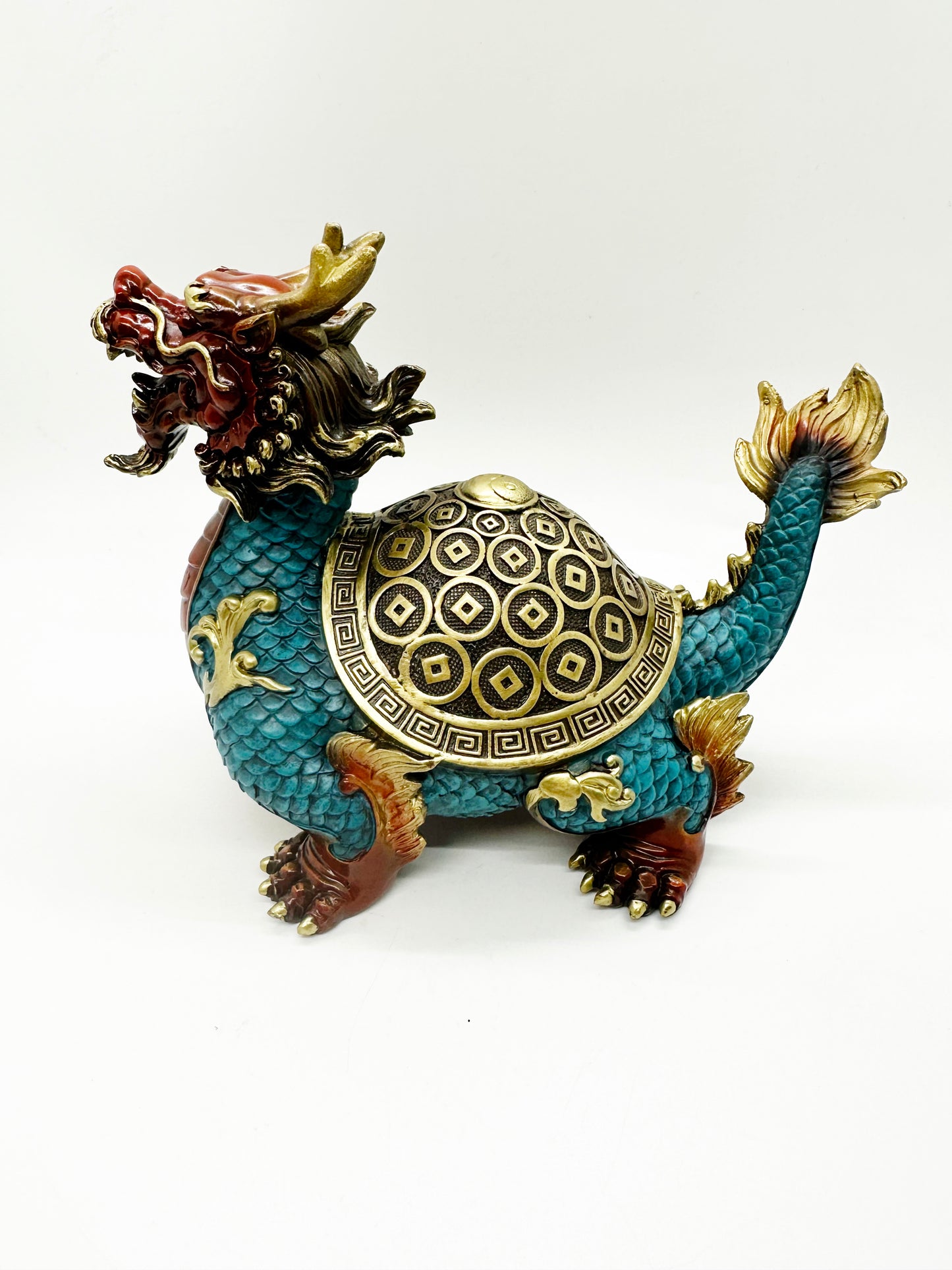 6660 - Dragon Tortoise For Success In Business - 6 Inches Height