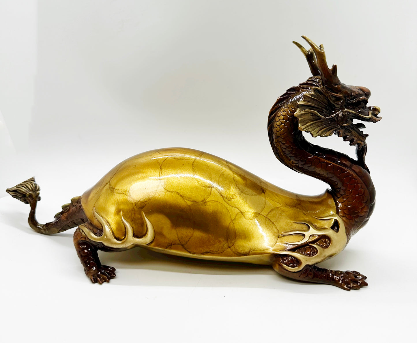 6654 - Dragon Tortoise For Success In Business - 10 Inches Length
