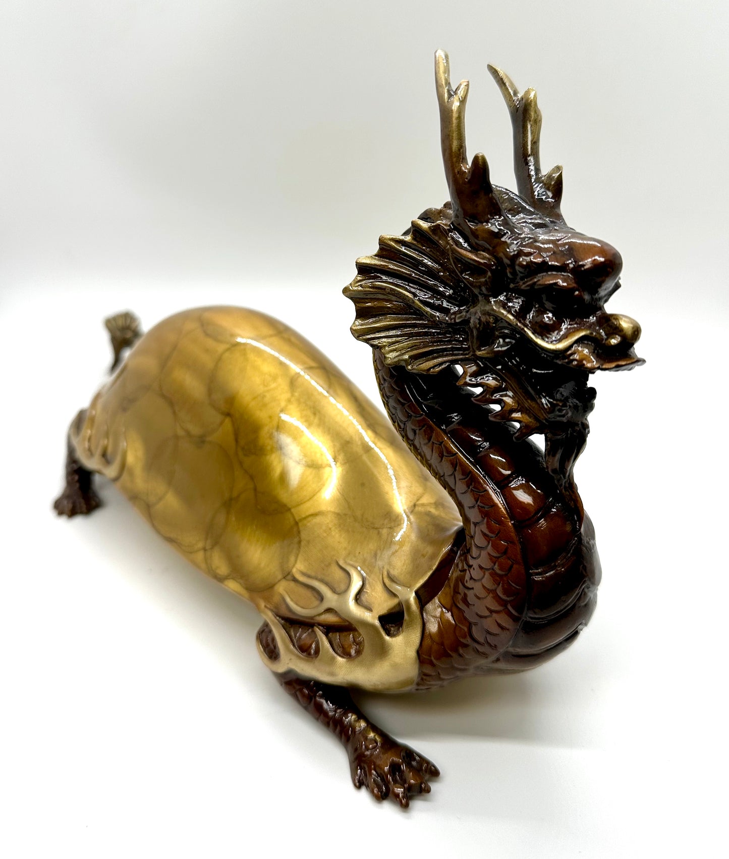 6654 - Dragon Tortoise For Success In Business - 10 Inches Length