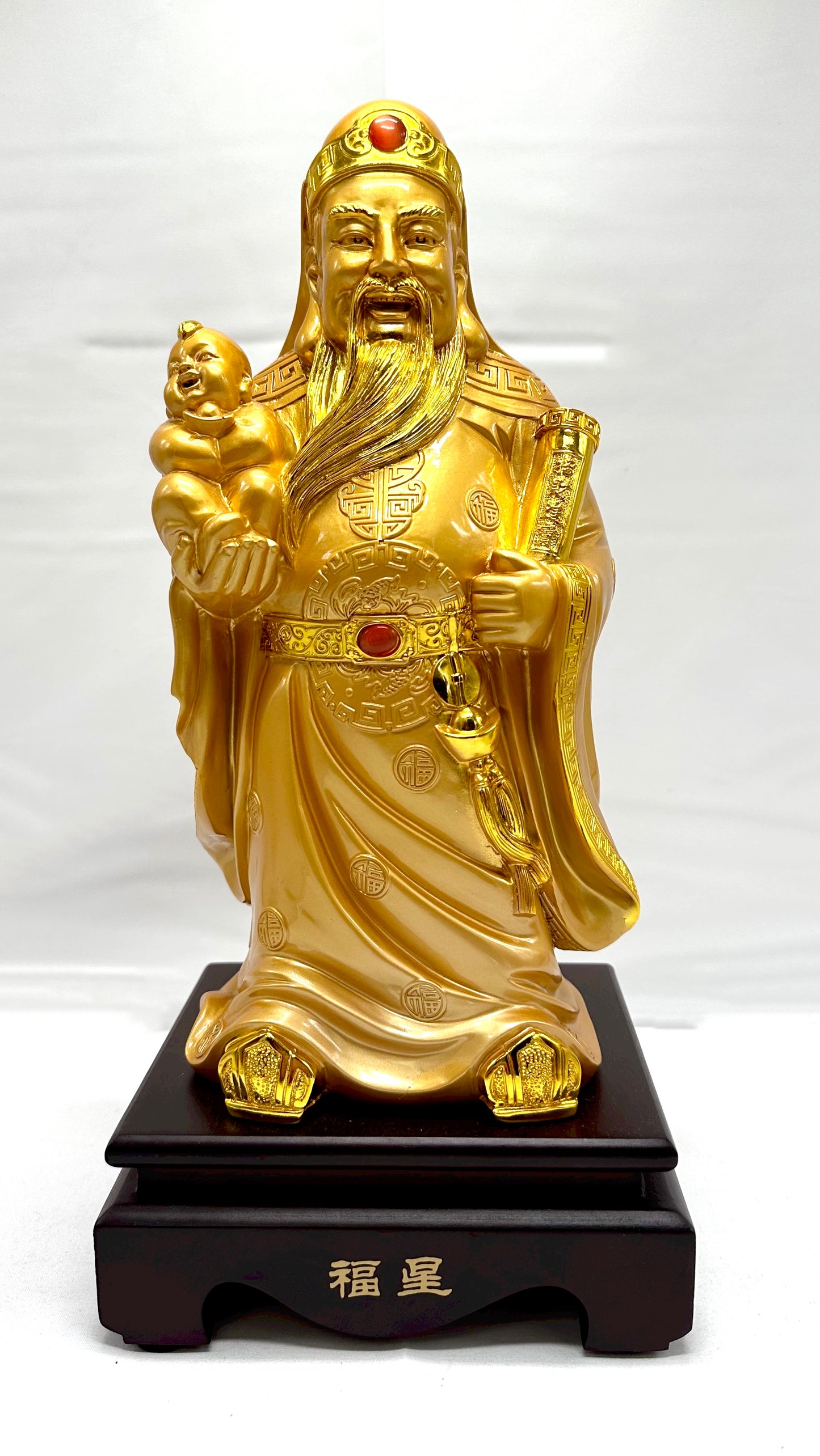 5592 - Fu Luk Sau - 11 Inches Height - 3 Pieces Set