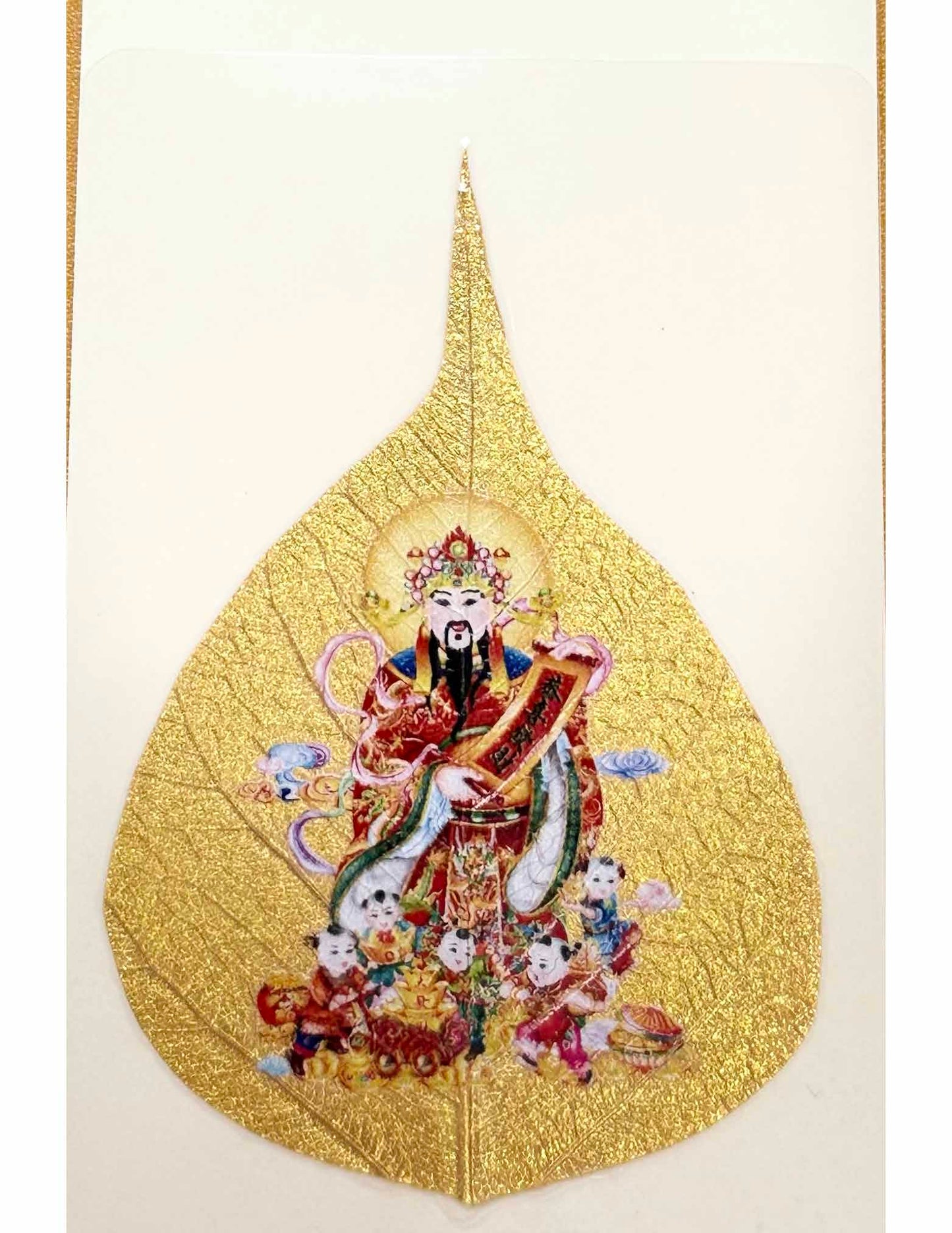 6971 - Golden Bodhi Leaf - God Of Wealth