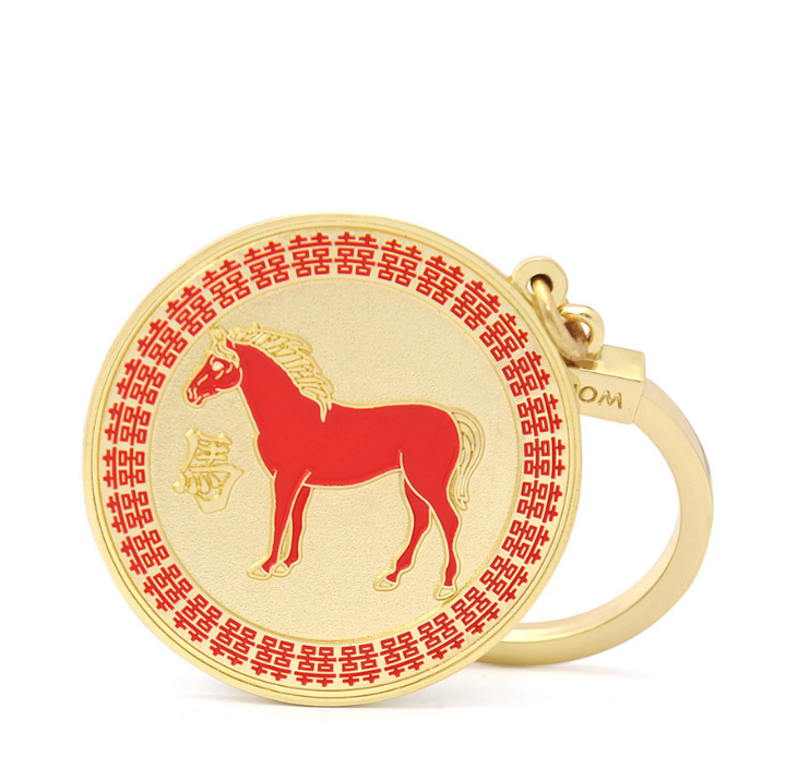 Horse Peach Blossom Amulet