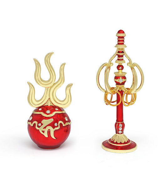 Ksiddigarbha Fireball & Staff - 2pcs/set (7606)