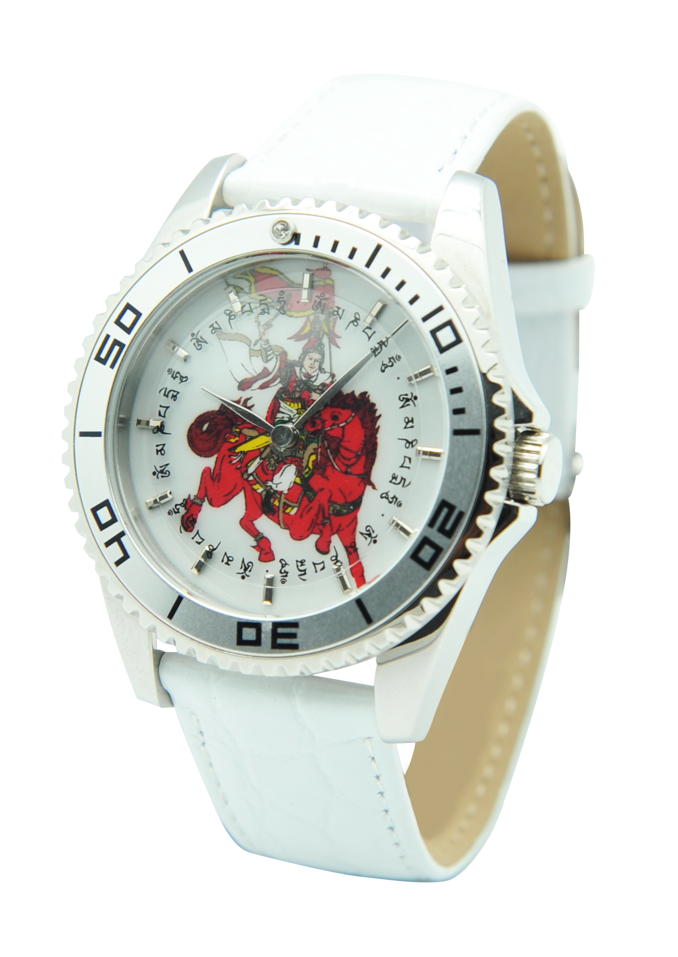 King Gesar Watch - White Strap