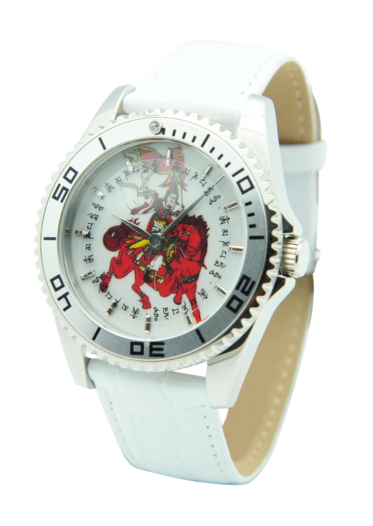 King Gesar Watch - White Strap