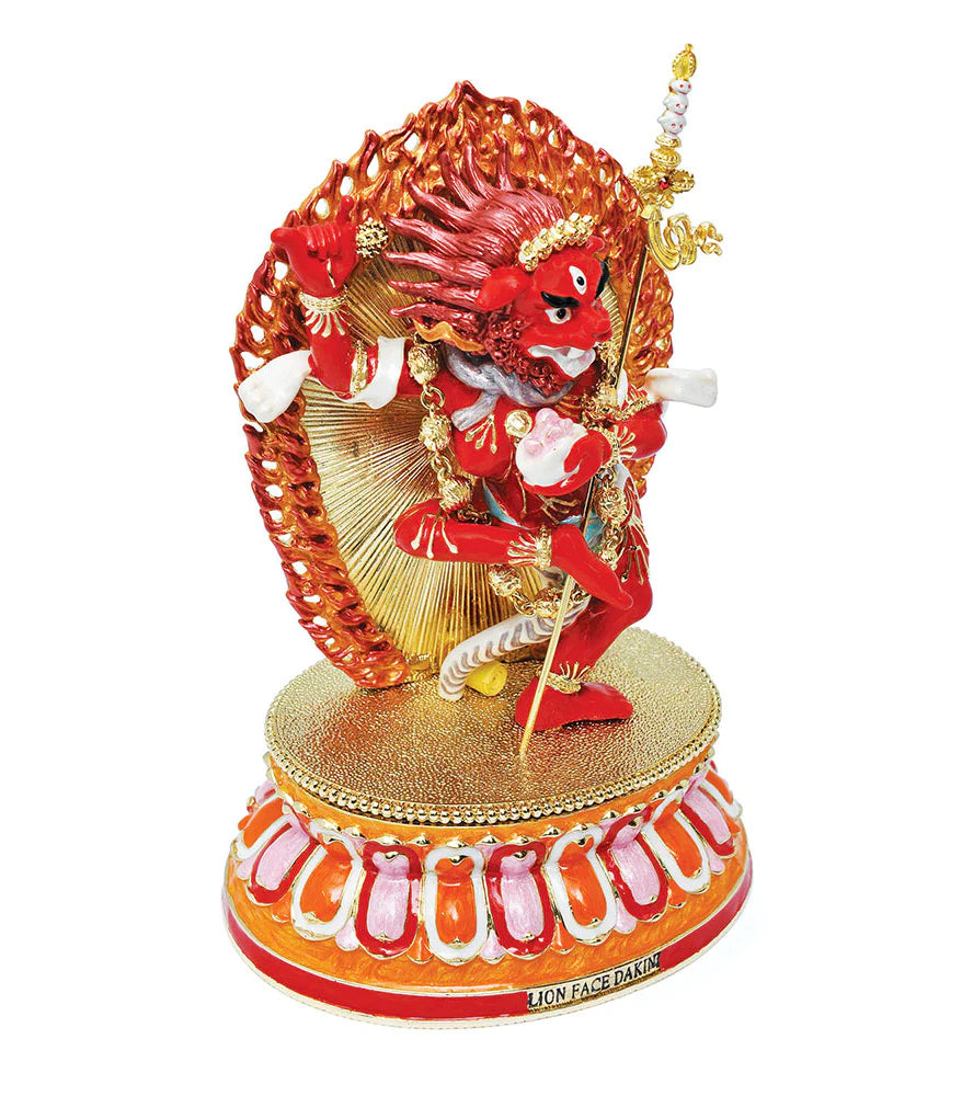 15645 - Bejeweled Lion Face Dakini
