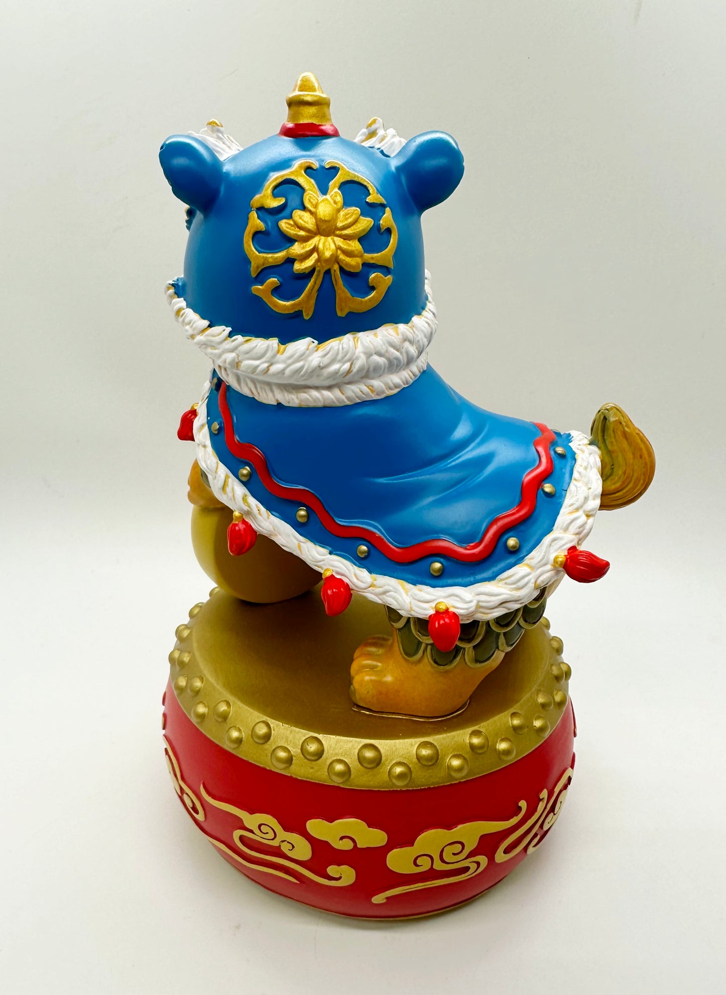 6655 - Two Lions On Drum (2 pieces/set)