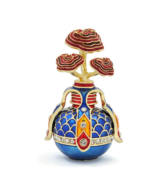 Longlife Vase with Ling Zhi - 7633