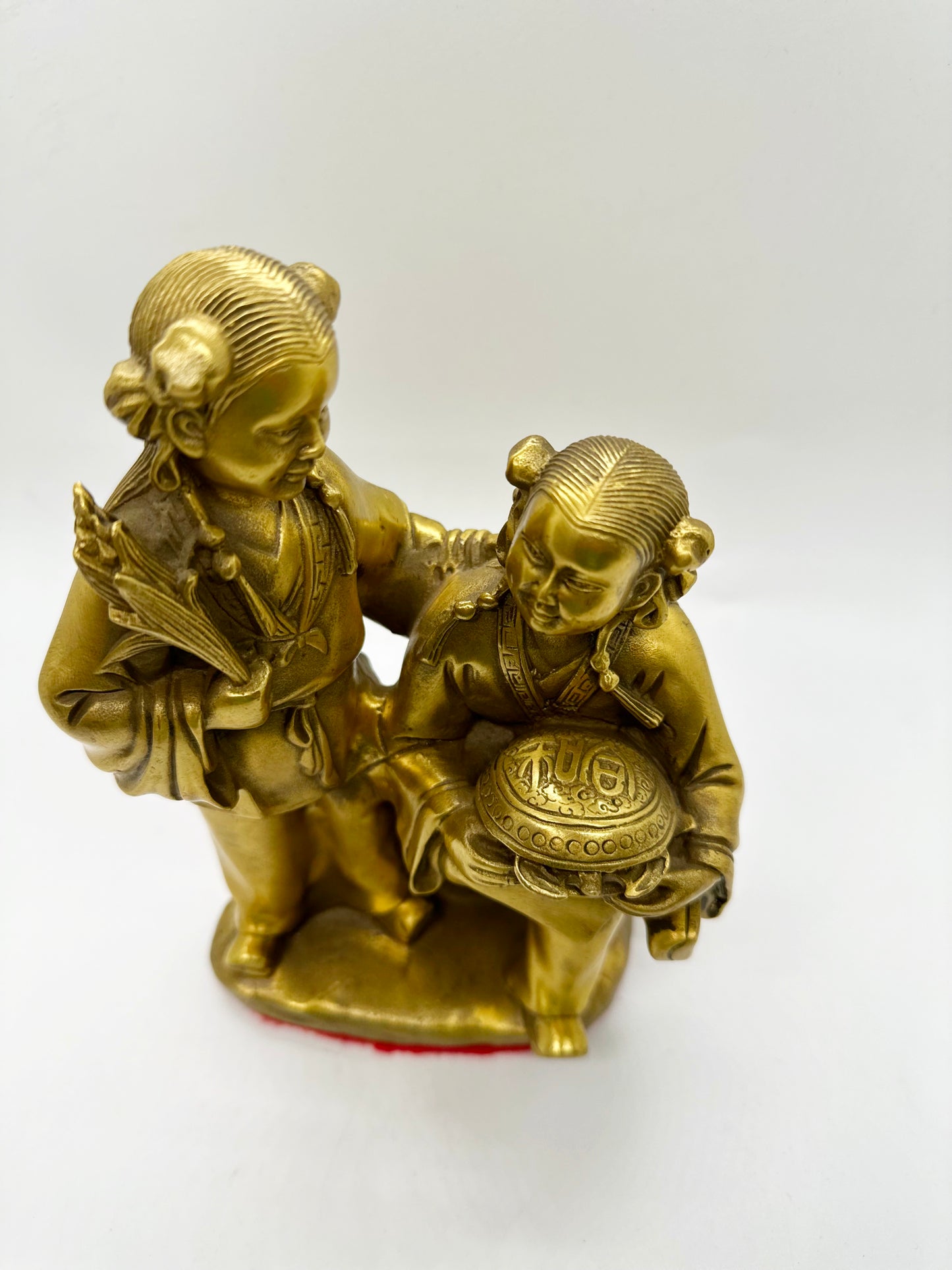 15862 - Brass Romance Angel for Romance Luck