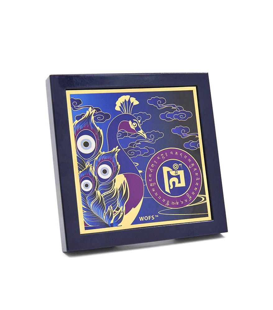 MAGIC PEACOCK ANTI BURGLARY PLAQUE