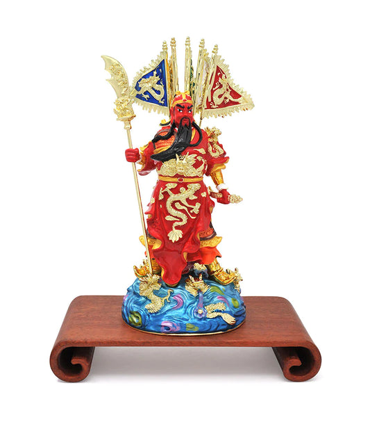 6300 - Magnificent Kwan Kung with 5 Flags