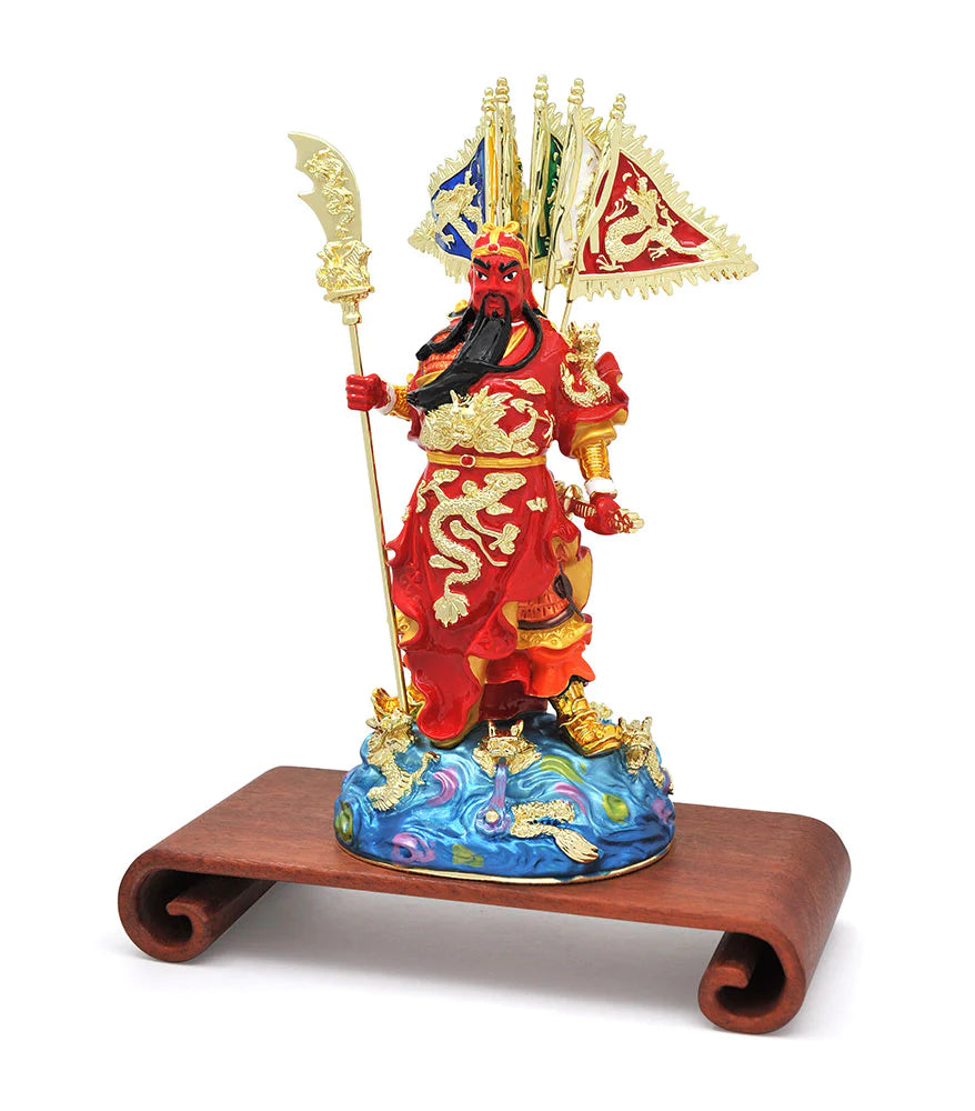 6300 - Magnificent Kwan Kung with 5 Flags