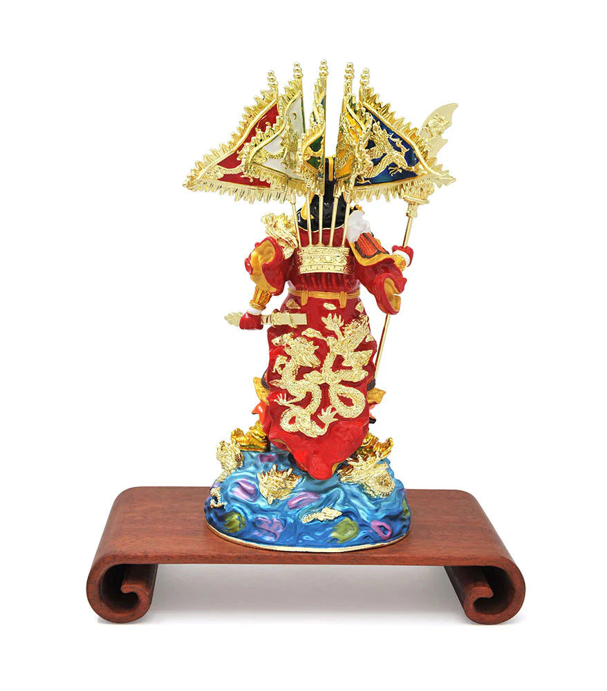 6300 - Magnificent Kwan Kung with 5 Flags