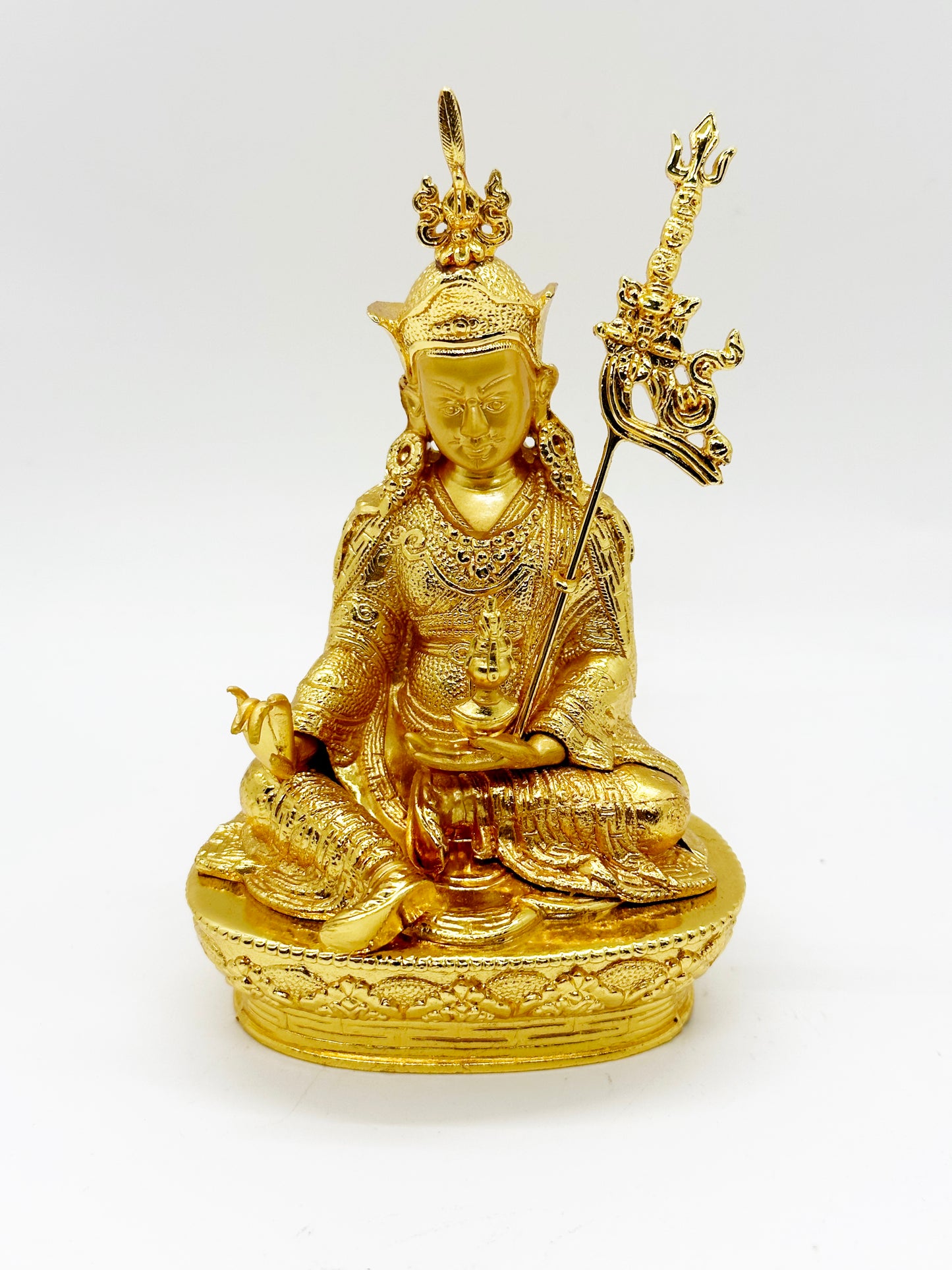 13989 - Brass Guru Rinpoche - 4 1/2 Inches Height