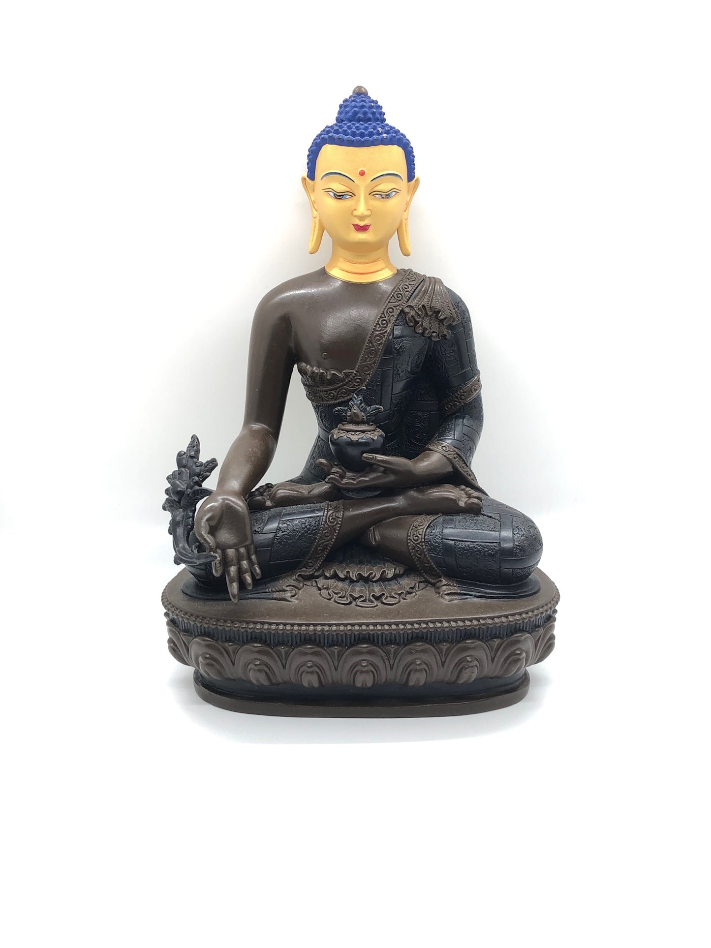 15554 - Brass Medicine Buddha 8 Inches Height