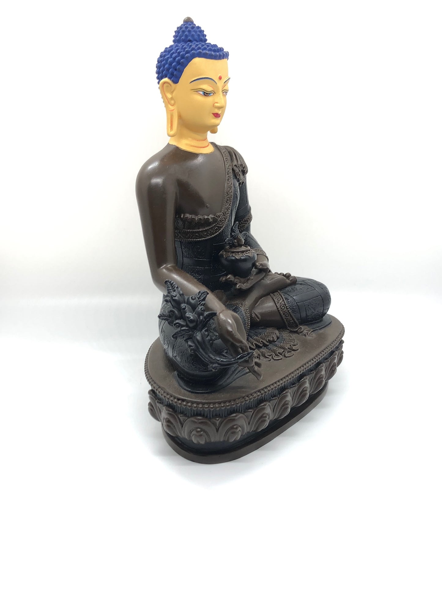 15554 - Brass Medicine Buddha 8 Inches Height