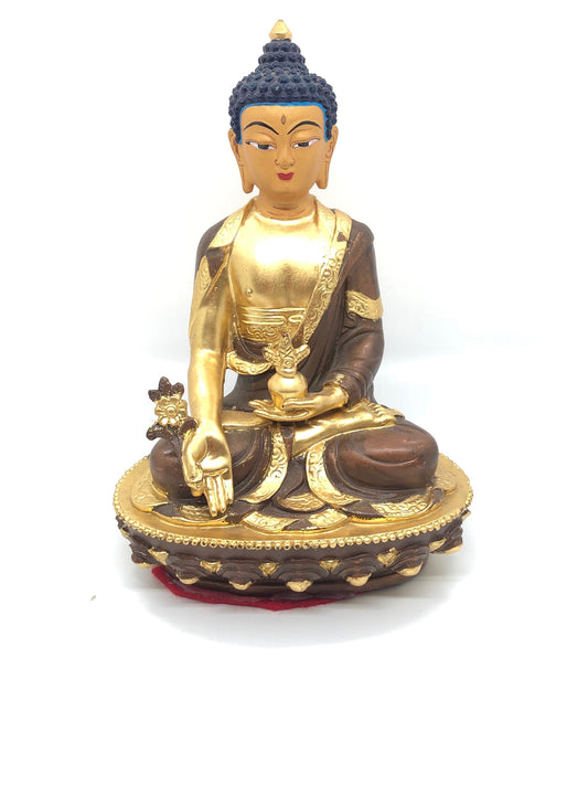 24 - Medicine Buddha 6 Inches Height (Tune-tone color)
