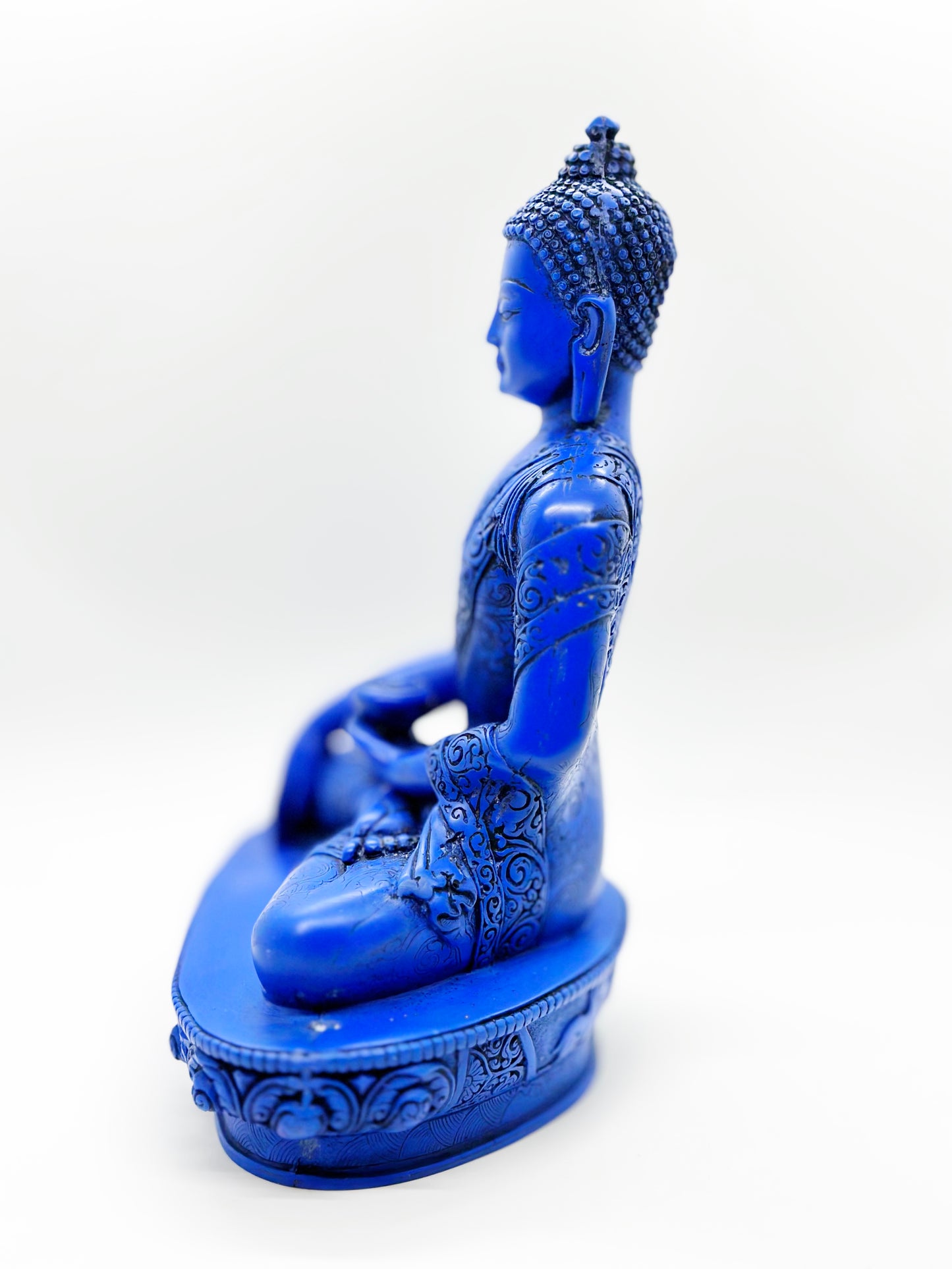 6506 - Blue Medicine Buddha For Good Health - 8 3/4 Inches Height