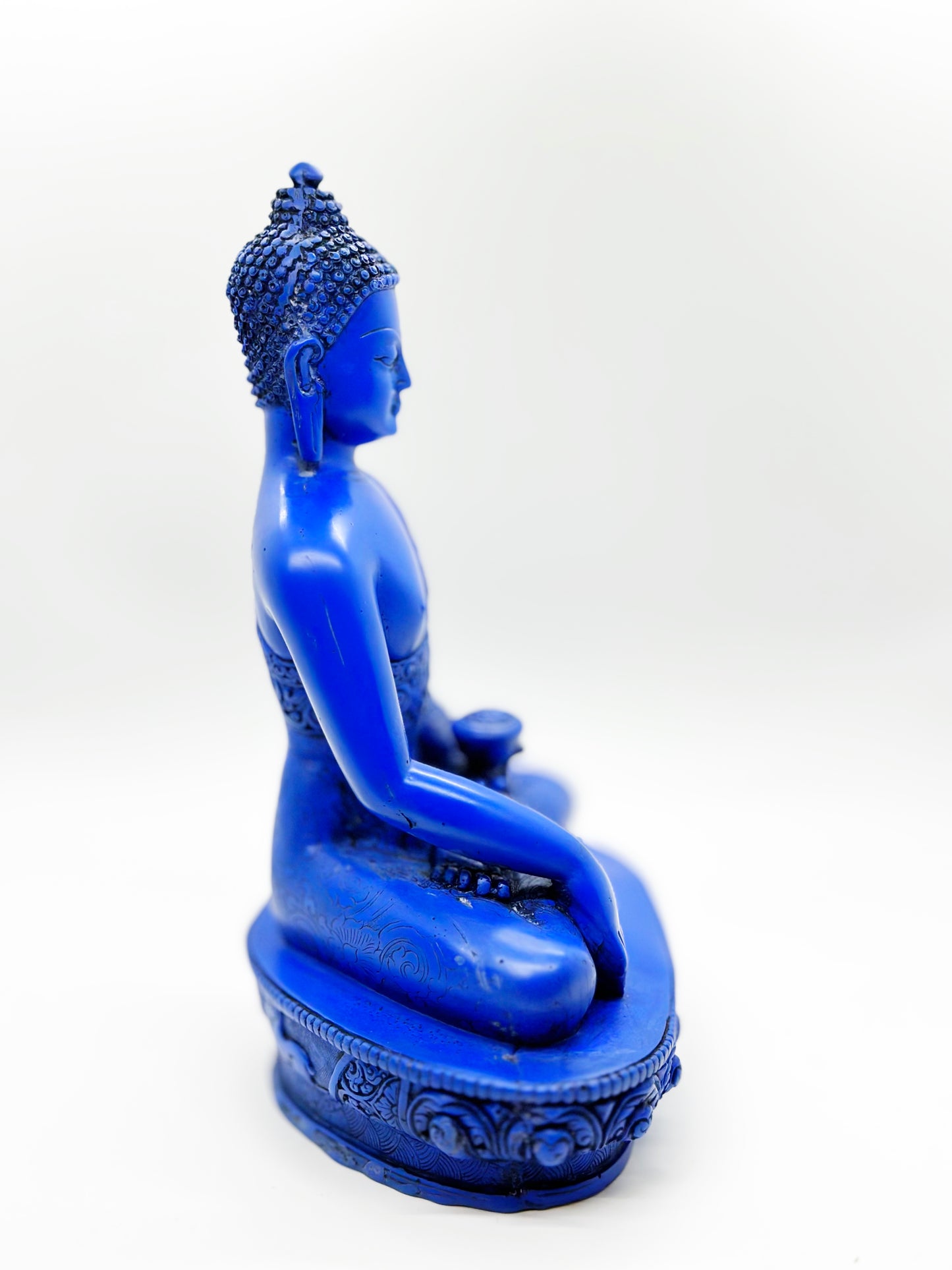 6506 - Blue Medicine Buddha For Good Health - 8 3/4 Inches Height