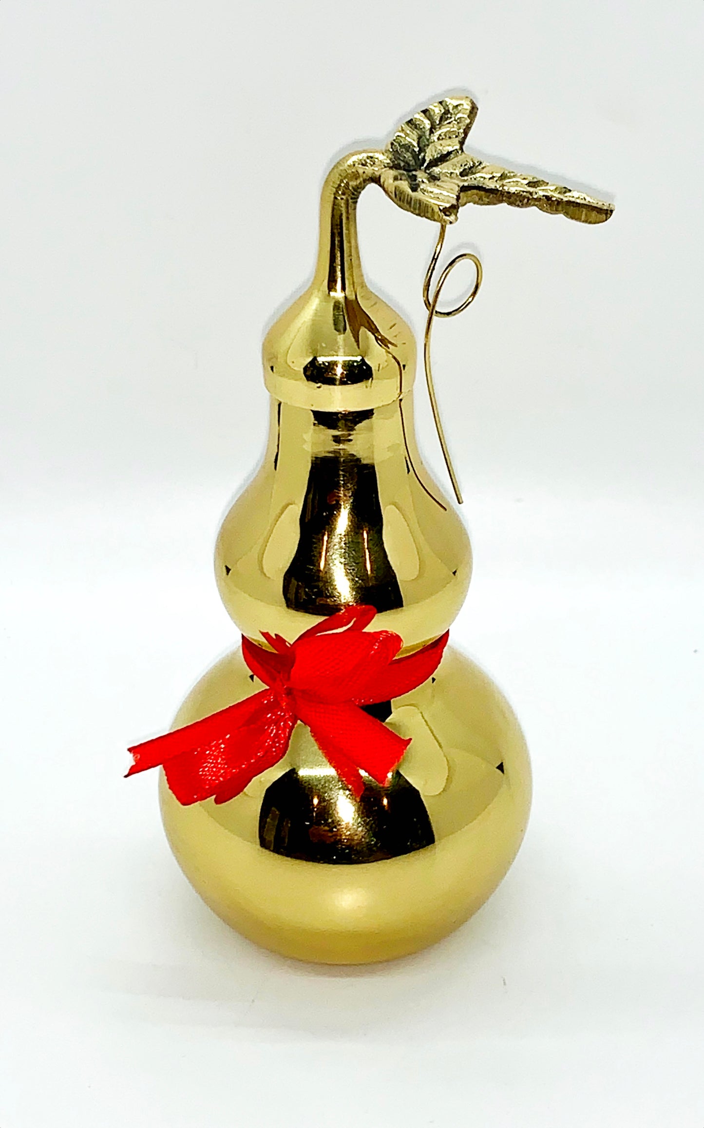 4654 - Metal Wu Lou For Health - 5 1/2 Inches Height