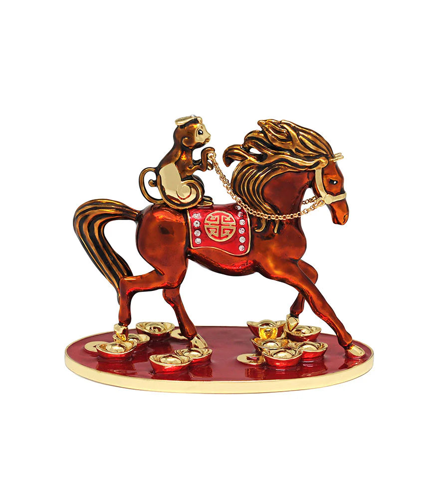 MONKEY ON HORSE FOR SUCCESS AND WEALTH