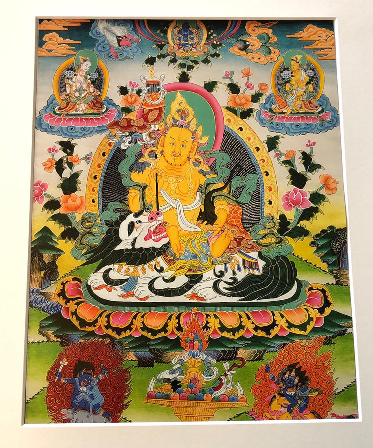 14001 - Namtose - King of Wealth With Dakinis Print
