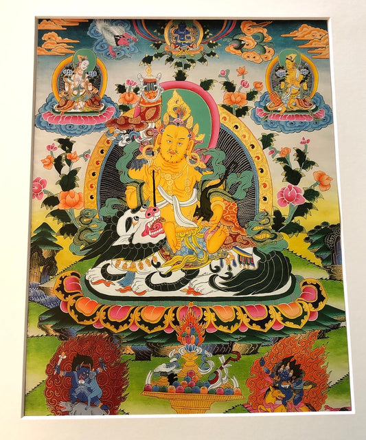14001 - Namtose - King of Wealth With Dakinis Print