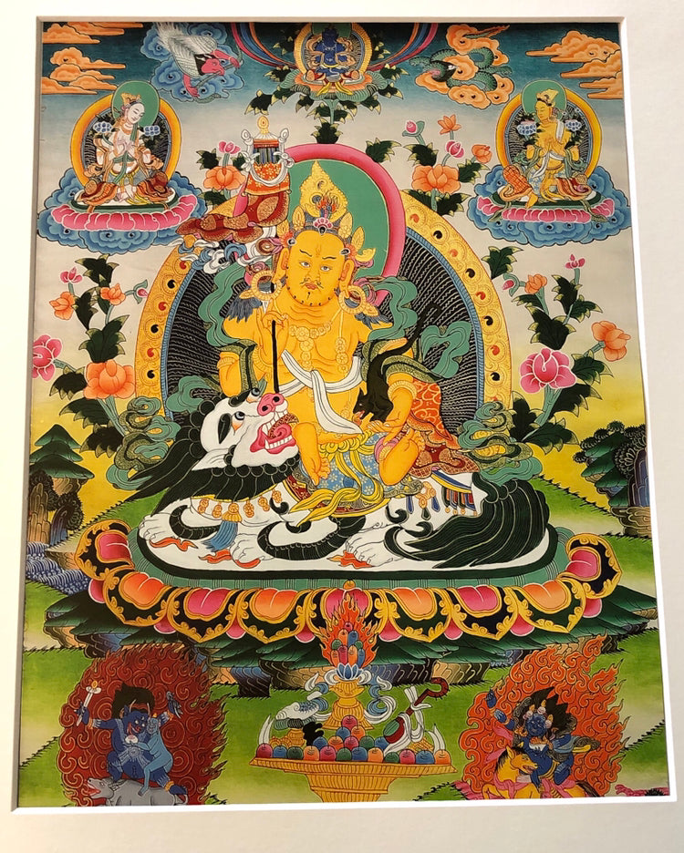 14001 - Namtose - King of Wealth With Dakinis Print