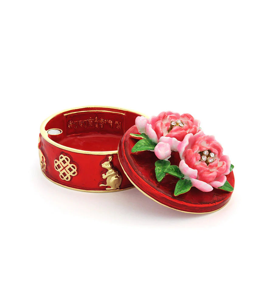 Peach Blossom Peony Love Box