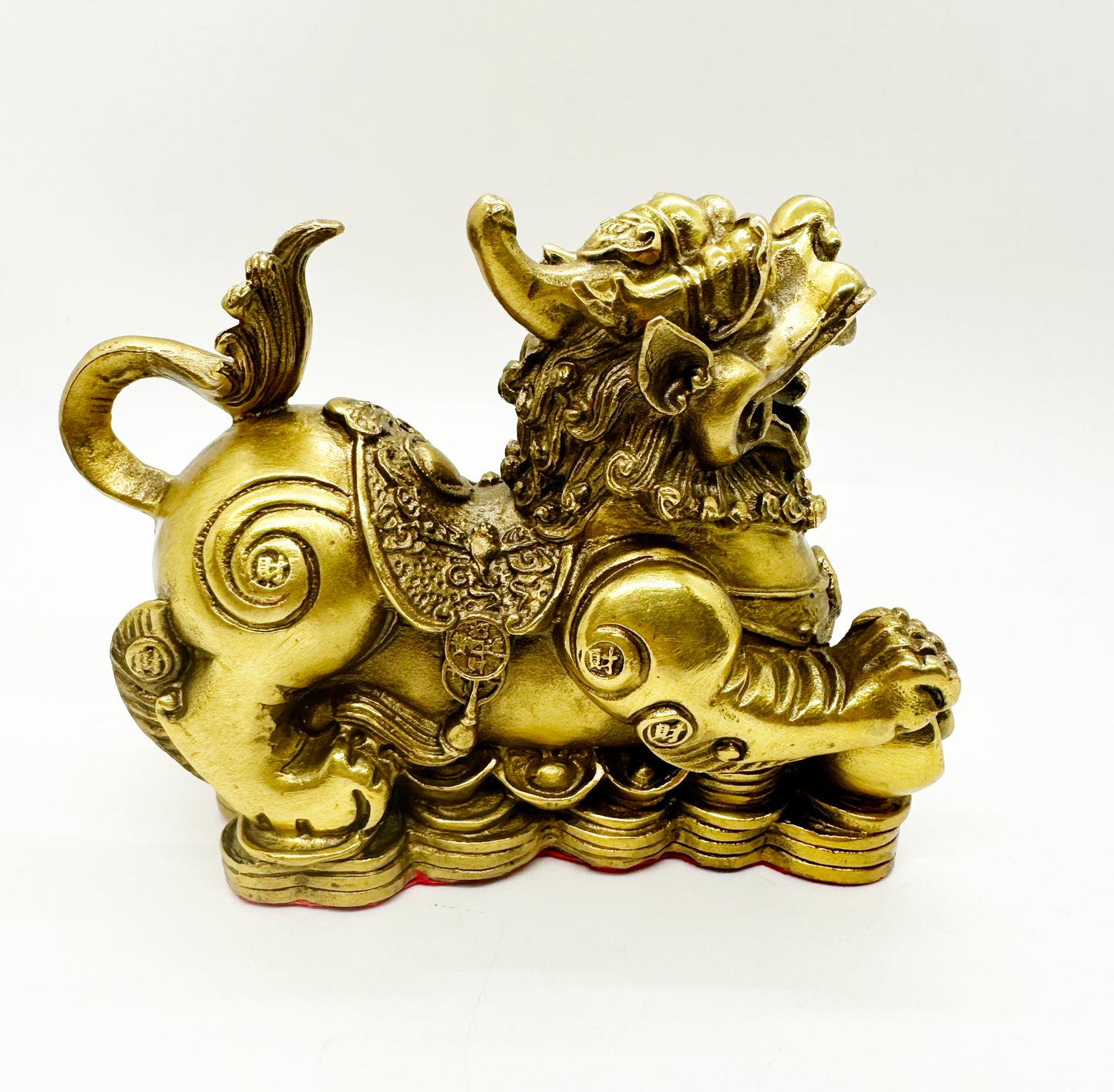 6392 - Brass Pi Xie - 5 1/2 Inches Height