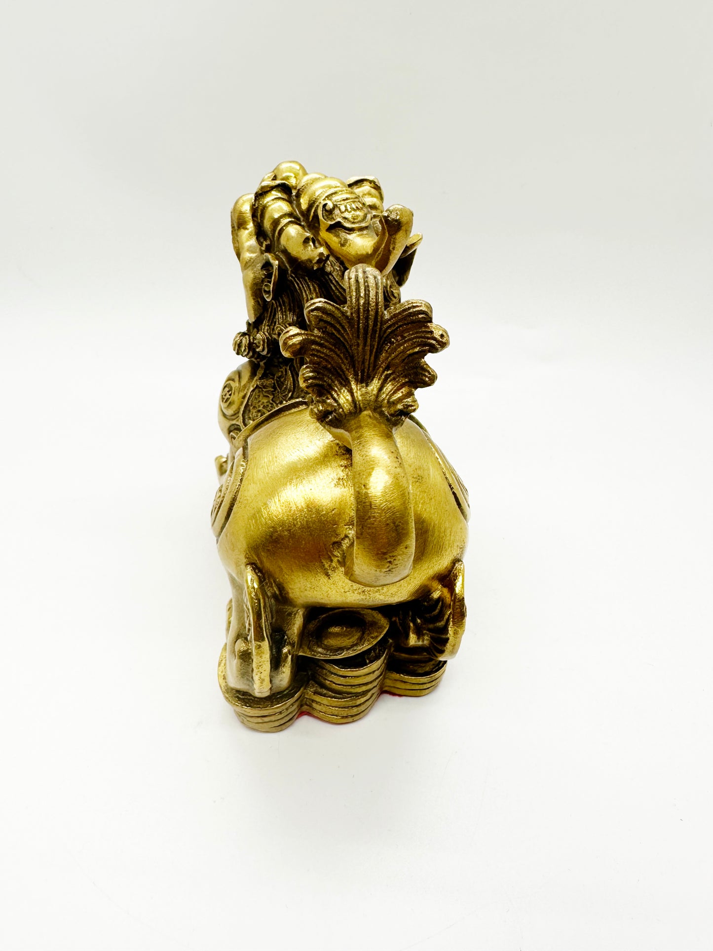 6392 - Brass Pi Xie - 5 1/2 Inches Height