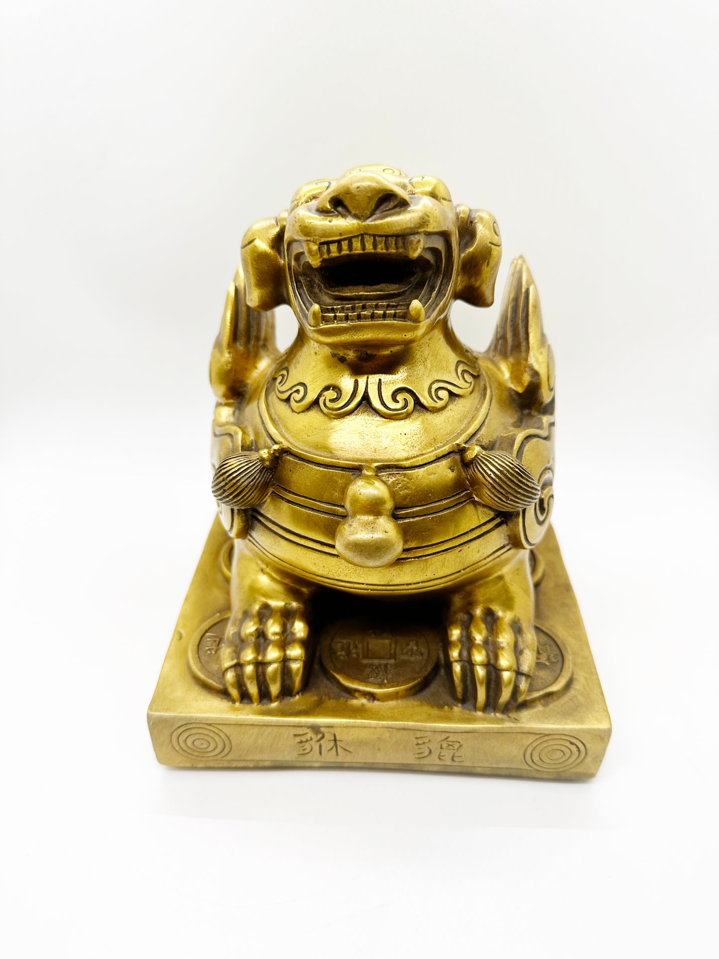 16518 - Brass Pi Yao - 6.5 Inches Height