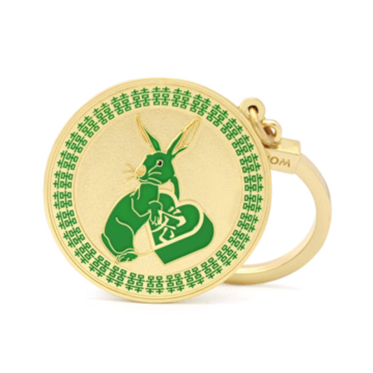 5801 - Rabbit Peach Blossom Amulet