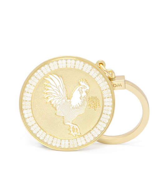 5800 - Rooster Peach Blossom Amulet