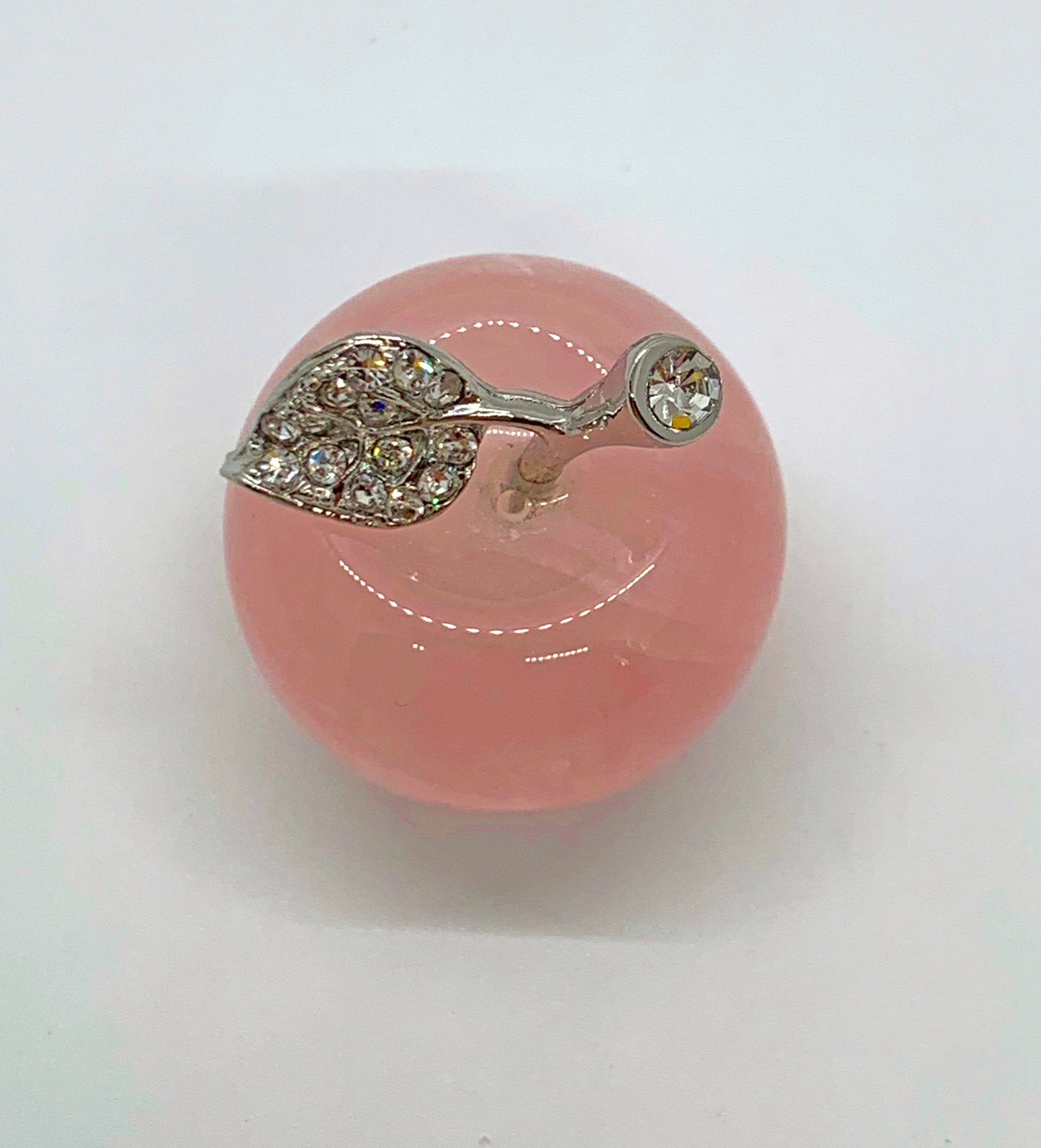 15850 - Rose Quartz Apple for peaceful and safety
