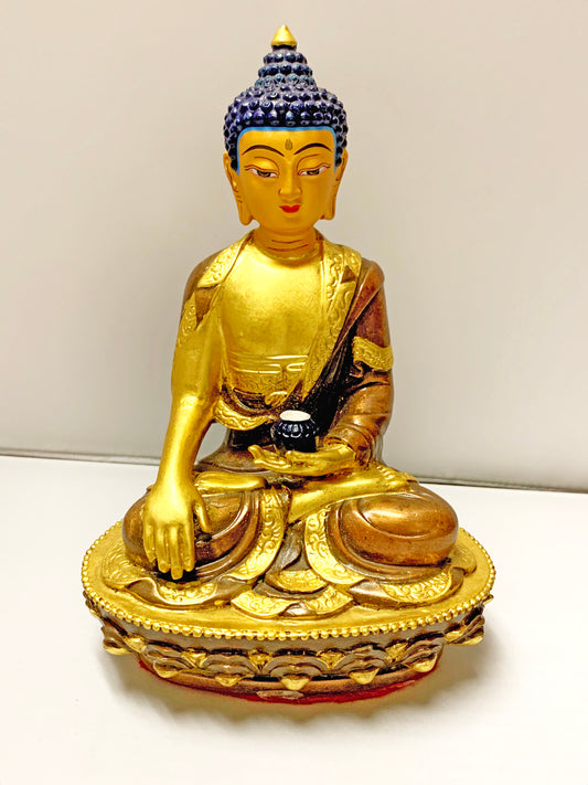 23 - Brass Shakyamuni Buddha - 6 Inches Height